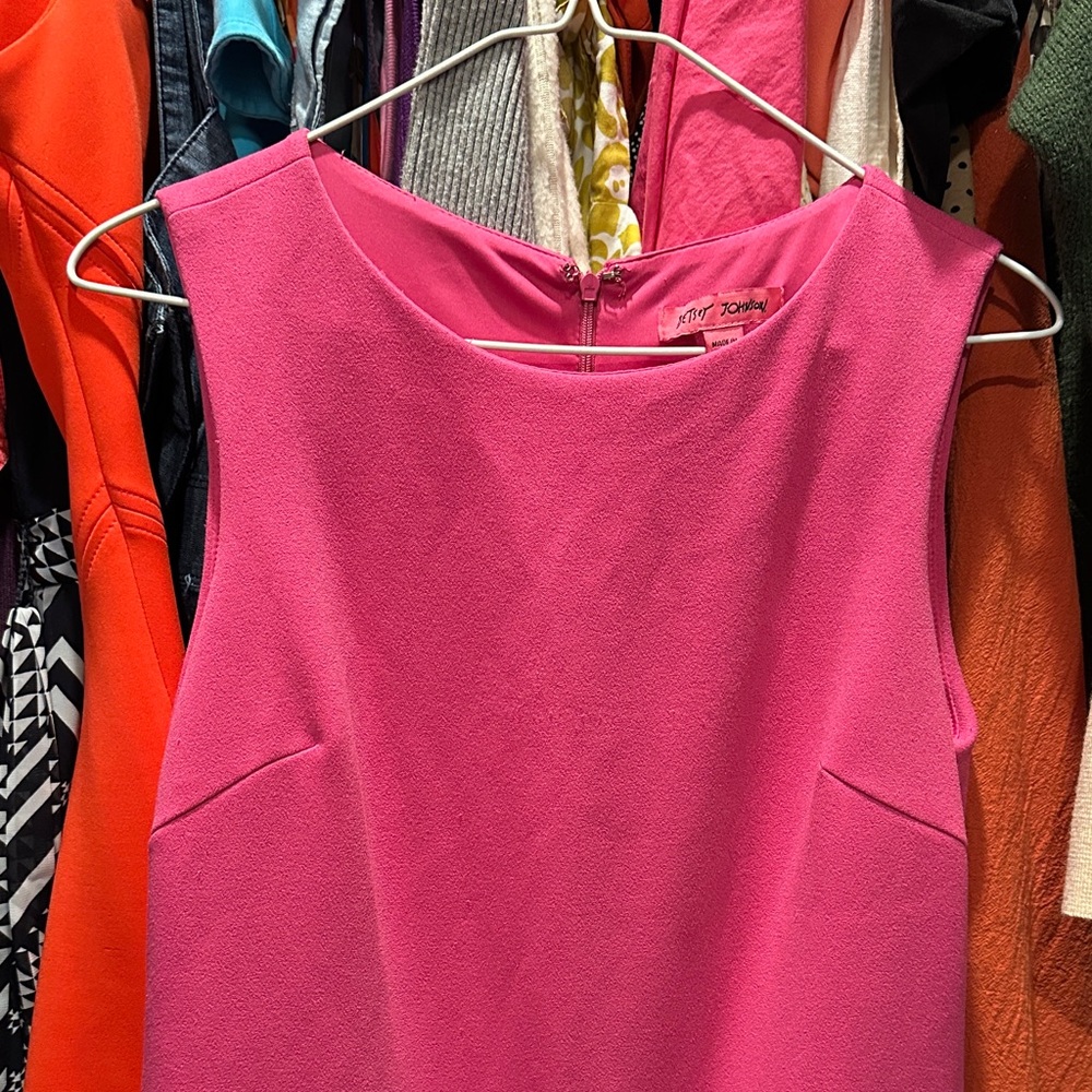 Betsey Johnson Pink Midi Dress